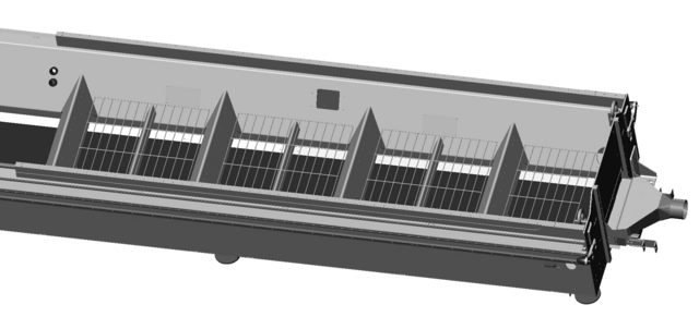 Banda de transport a aschiilor